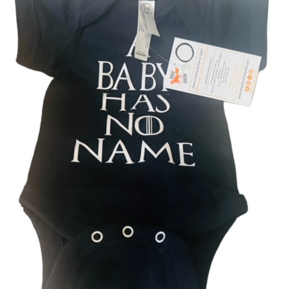 Game of Thrones one piece baby creeper snapsuit No Name NWT tags